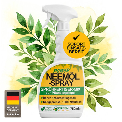 Neemöl Spray 750 ml- Sprühfertig- mit Emulgator, Pflanzenpflege und Schutz