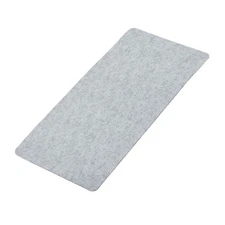 Desk Mat Protector Felt Laptop Pad Writing Mat Light Gray 23.62x11.81 Inch