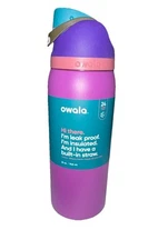 Owala FreeSip Stainless Steel Water Bottle / 32oz / Color:  Fuscia NEW