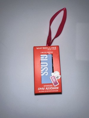 Maybelline Never Lost Gloss Lifter Gloss Keychain - Blue NEW