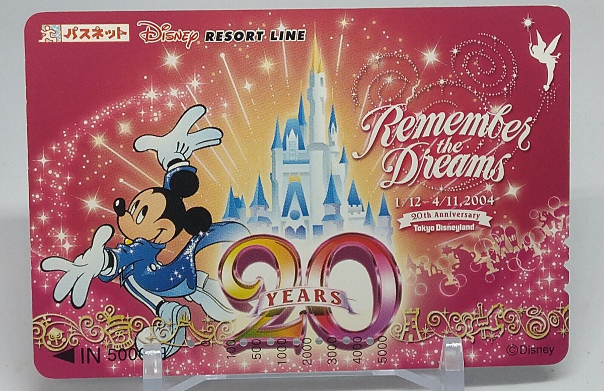 Tokyo Disneyland 20th Anniversary Remember The Dreams Disney