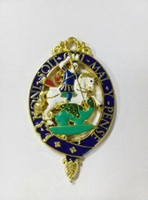 Medieval England Britain Royal Knight Kingdom King Order Garter Medal Badge Lord