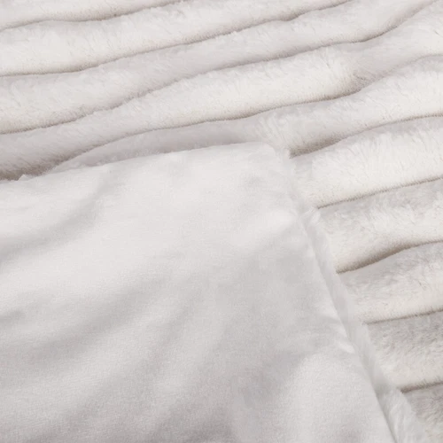 Luxus Kunstfell Überwurf Decke ultraweich kuschelig wendbar warm Schlafsofa Überwürfe - Bild 20 von 23