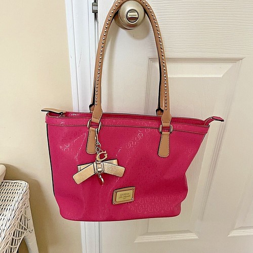 Guess Los Angeles 1981 Hot Pink Hand Bag | eBay