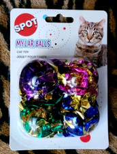 Spot Cat Toy Mylar Crinkle Balls 4 pack New 