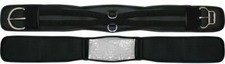 NON-SLIP GIRTH Waffle Neoprene with Gel Center Roller Buckle Stainless Hardware