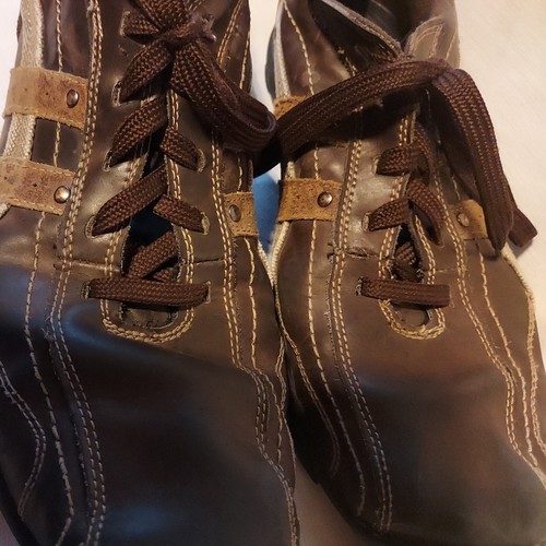 Skechers Men's Size 10 Diameter Blake Brown Leather Casual Shoes Sneakers 63385 - Picture 10 of 12