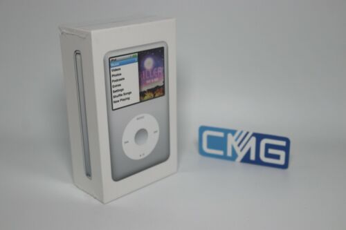 Apple iPod Classic 7ème Génération 128 Go SSD Mémoire Silver résistant aux chocs - Afbeelding 1 van 2