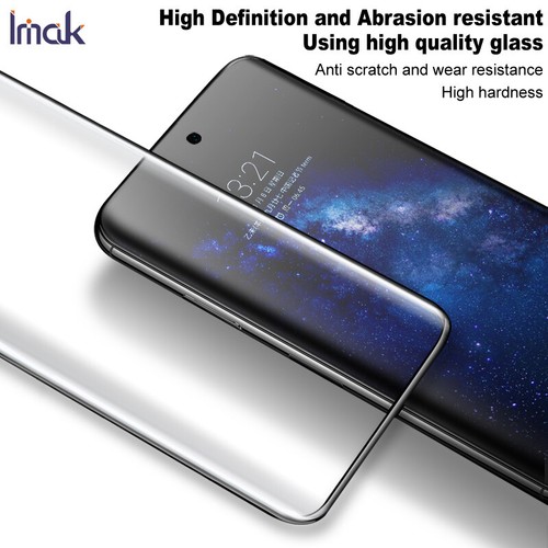 For OnePlus 12R, imak Full Glue 3D Curved Tempered Glass Screen Protector - Picture 5 of 9
