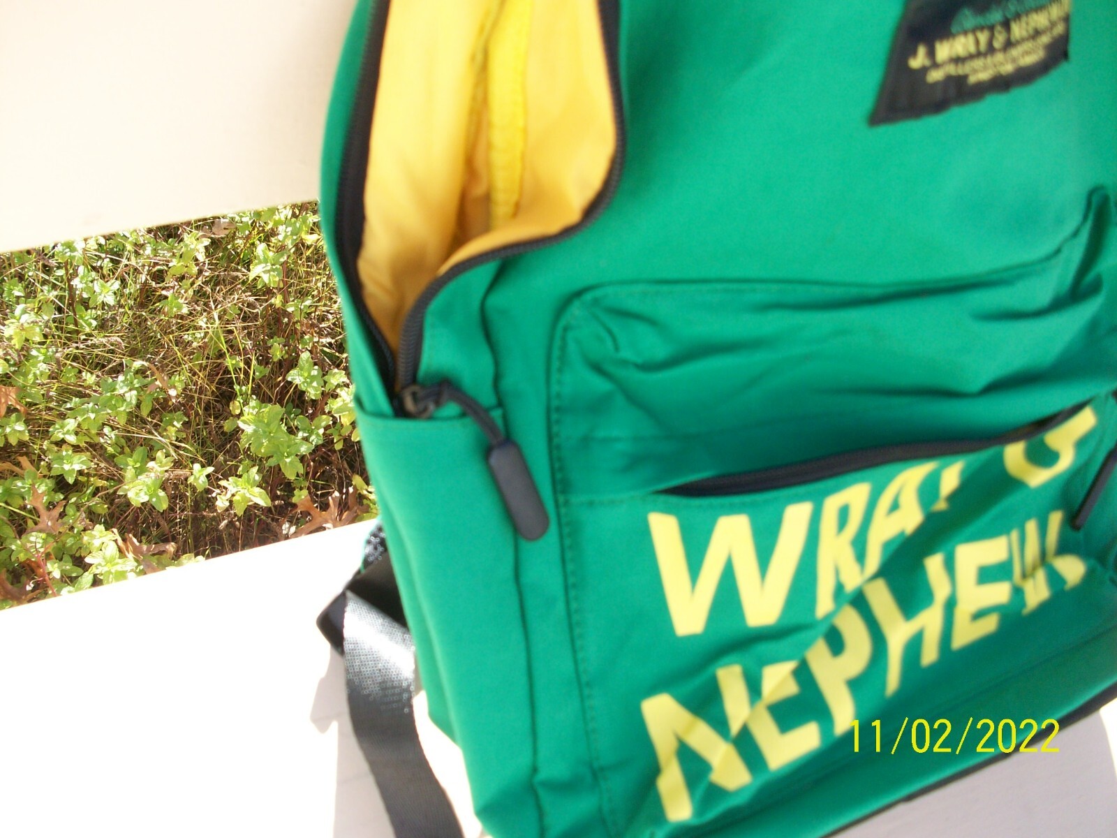 Wray and Nephew rum Backpack Light weight Outer Inner pockets Lap top sleeve