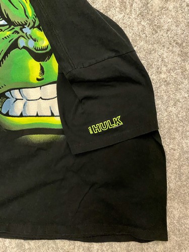 VINTAGE Marvel Mad Engine Hulk Shirt TShirt Erwachsene XL Herren schwarz - Bild 5 von 5