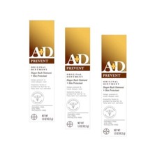3 Pack A D Original Ointment Diaper Rash Ointment Skin Protectant 1.5 Oz Each