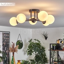 Lampa sufitowa Lampa Szkło Biała Sypialnia Jadalnia Salon Pokój Oświetlenie 6-płomieniowa