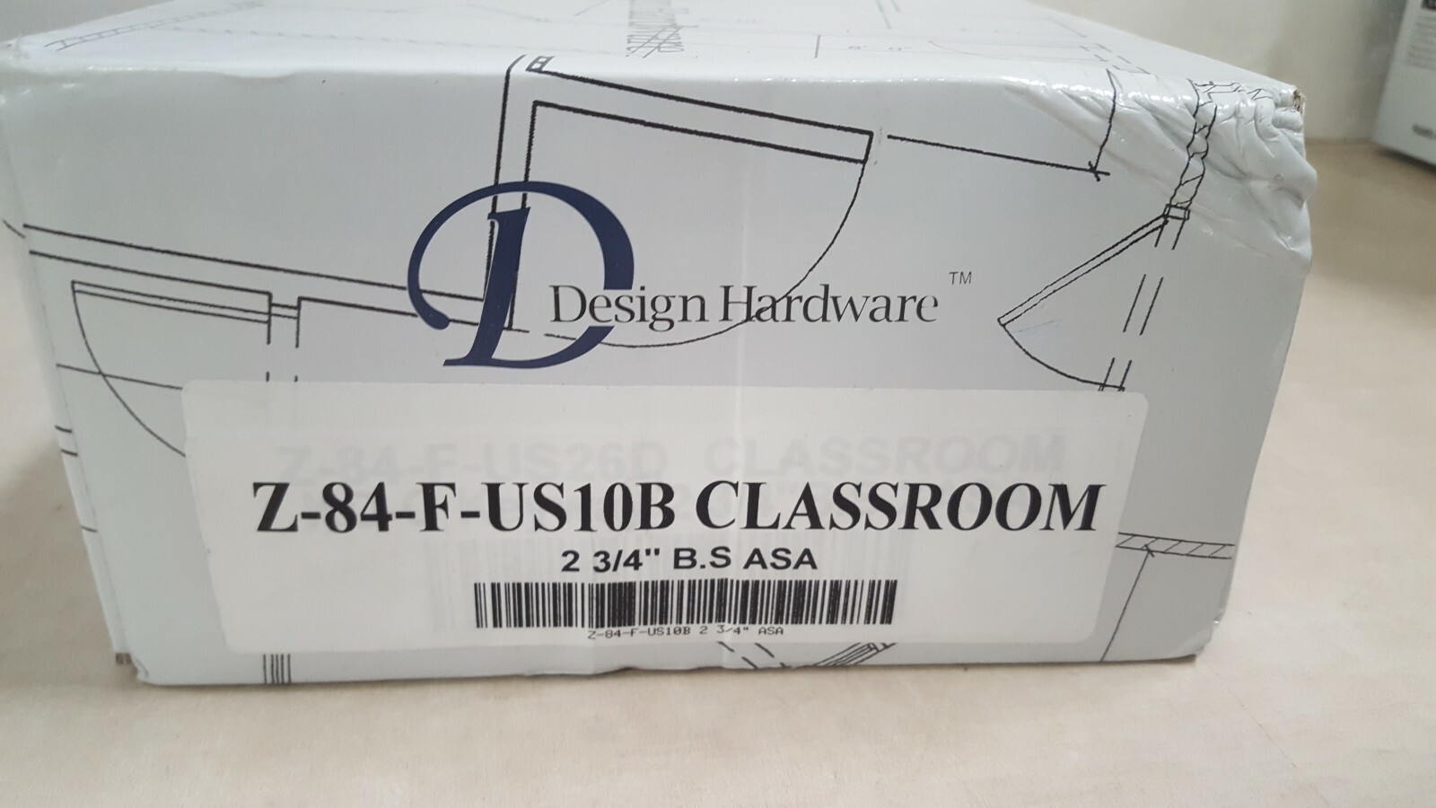 Design Hardware Z-84-F-US10B Extra Heavy Duty Classroom Function Lock 26D  Finish | eBay