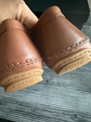 BN Coach Mott Driver Men's Size 11.5 D Loafers Shoes signature
