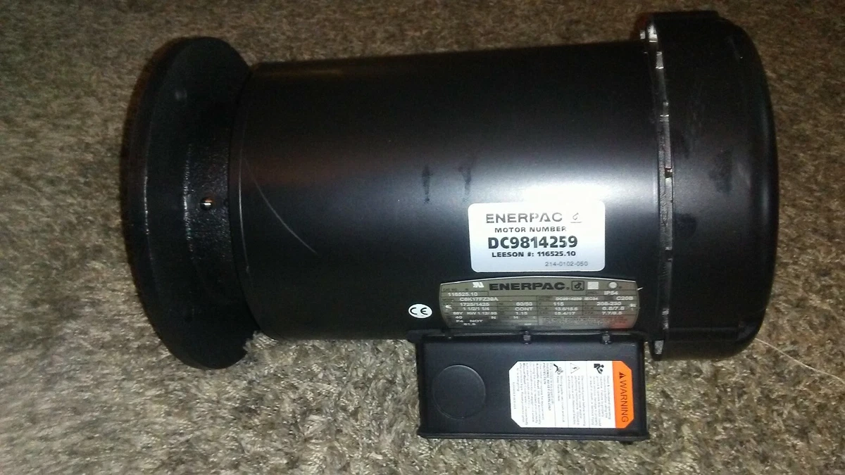 Leeson / Enerpac DC9814259 Electric Motor 116525.10 1.5 HP 1750 