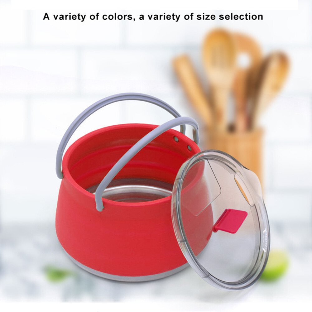 Foldable Water Kettle Mini Travel Kettle Collapsible Hot Water Boiler