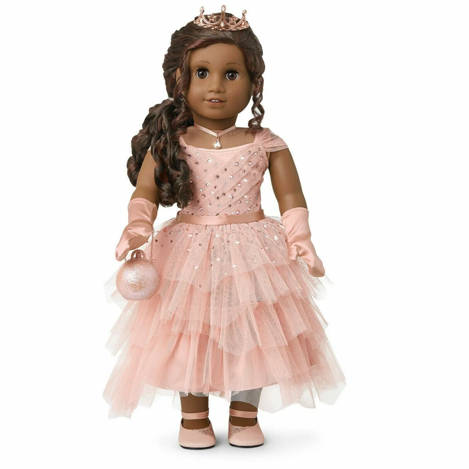 Muñeca Princesa Invierno American Girl LE 2021 Cristales Swarovski Africanos - Nueva en Caja Foto 2 de 4