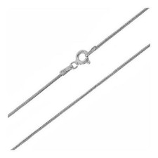 925 Sterling Silver 1mm Snake Chain Necklace 14" 16" 18" 20"