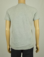 T-shirt Sicilia in cotone scollo a V, colore AY, bordi grezzi