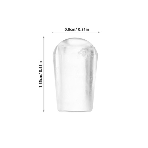 100 Pcs PVC Anti-collision Rubber Cover Round Hanger Caps Ends Tip - Picture 9 of 12
