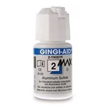 GINGI-PAK GINGI-AID MAX Z-TWIST SIZE#2 RETRACTION CORD WITH ALUMINIUM SULFATE