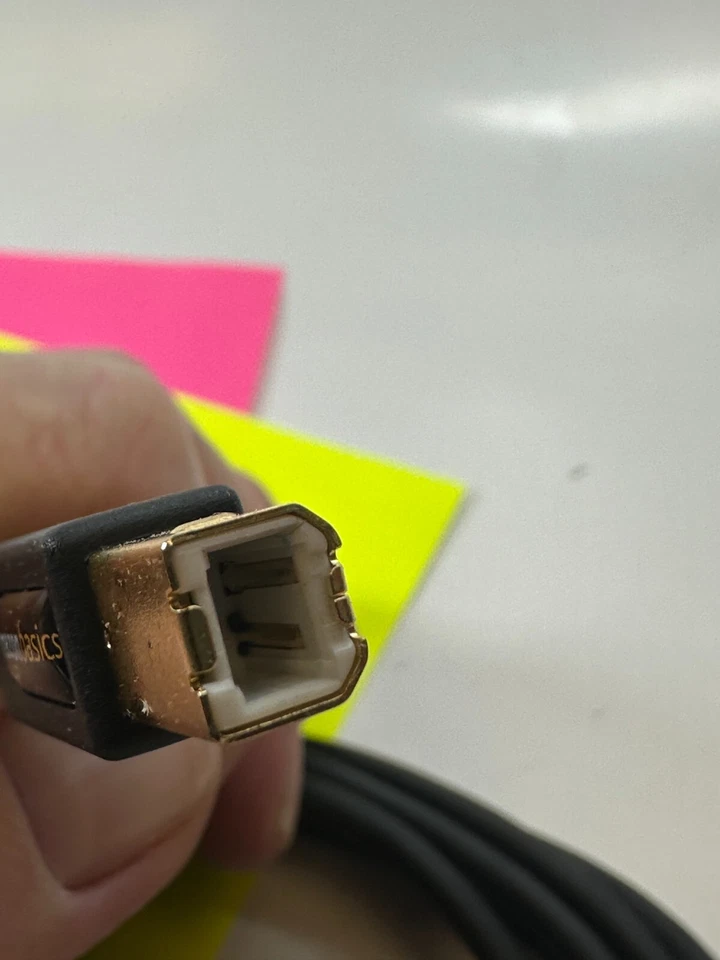 AmazonBasics B00NH13DV2 10ft USB 2.0 A-Male to B-Male Cable Gold Plated - NEW - Image 3 of 4