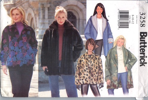 OOP Butterick Coats Jacket Cloak Sewing Pattern Misses and Plus Size You Pick - Picture 3 of 46