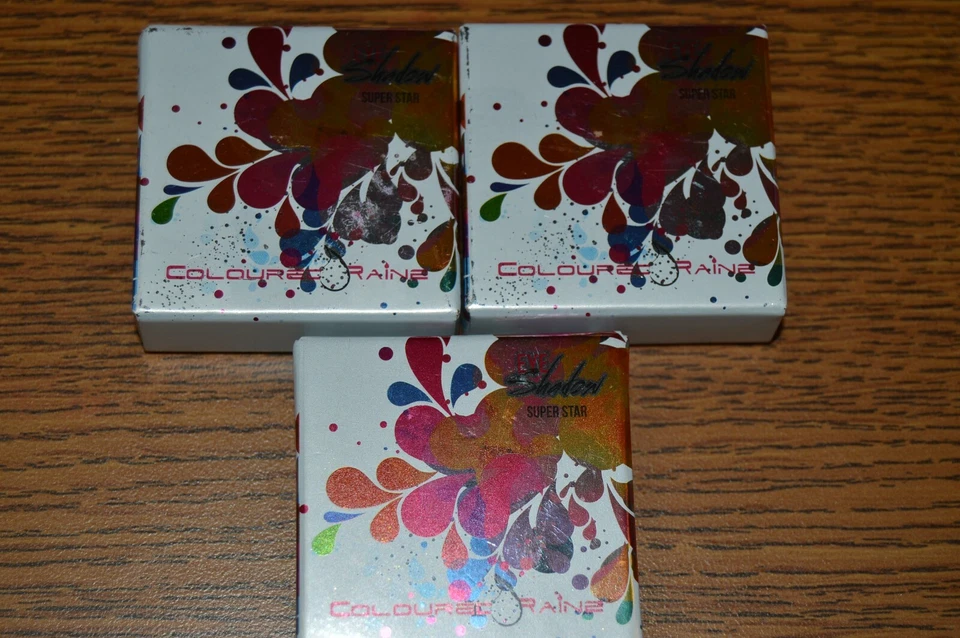 3X Sombra de ojos COLOR RAINE SUPER STAR 0,056 oz/1,6 g metálica nueva  Foto 2 de 2