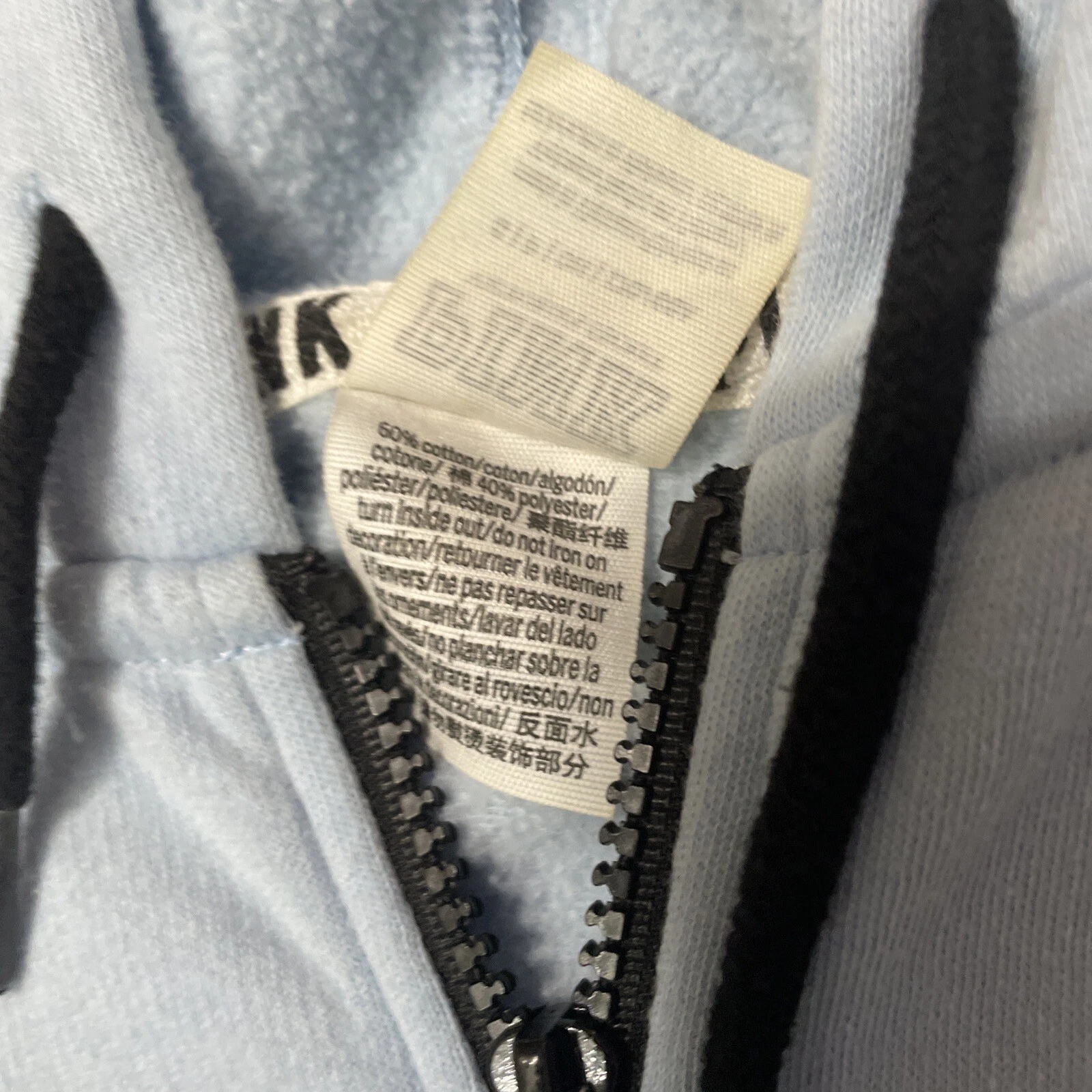 UNDERCOVER Felpa ROSA Victorias Secret con cappuccio SP donna zip blu colorblocco felpa stile Y2k cane SP