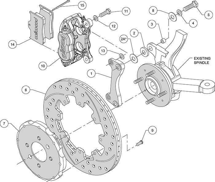 Wilwood 140-6163-DR Front Brake Kit Foto 4 de 4