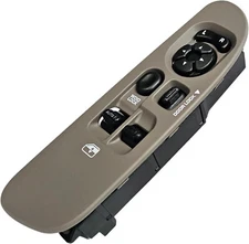 SWITCHDOCTOR Window Master Switch & Tan Bezel for 2002-2009 Dodge Ram