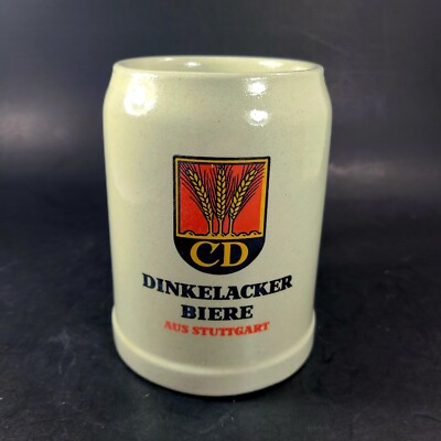 Vintage Dinkelacker Biere Aus Stuttgart German Beer Stein 0.5L