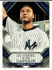 2020 Topps Update 20 Years of The Captain #YOC08 Derek Jeter ~ NY Yankees!