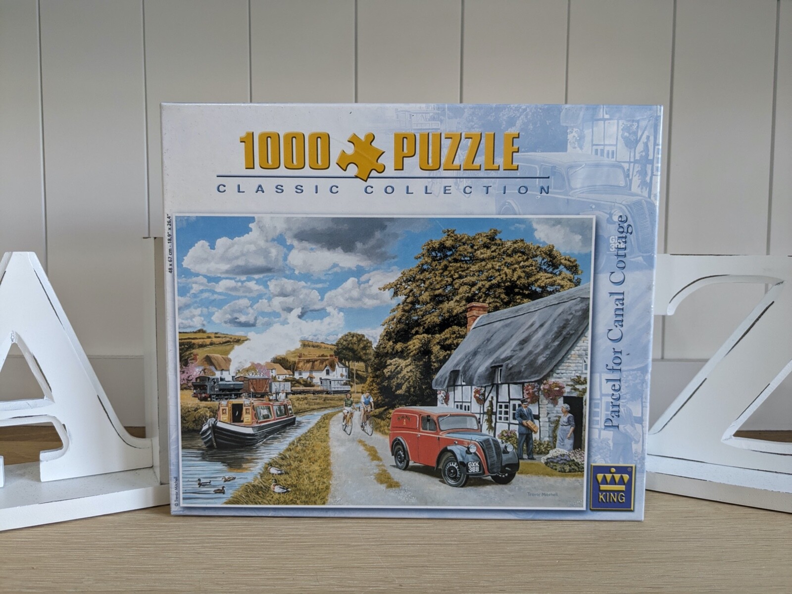 King 1000 Piece Jigsaw Puzzle Parcel For Canal Cottage NEW AND SEALED