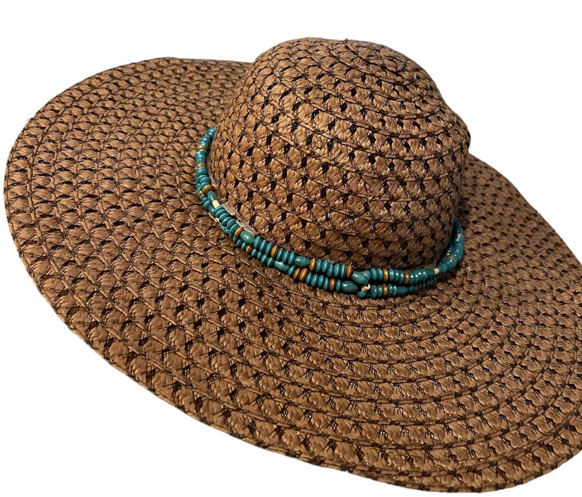 Brown floppy hot sale sun hat