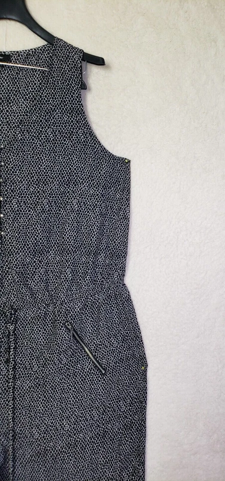 Mono Mossimo Mujer XXL Negro Estampado Serpiente Poliéster Sin Mangas Pierna Recta Foto 3 de 4