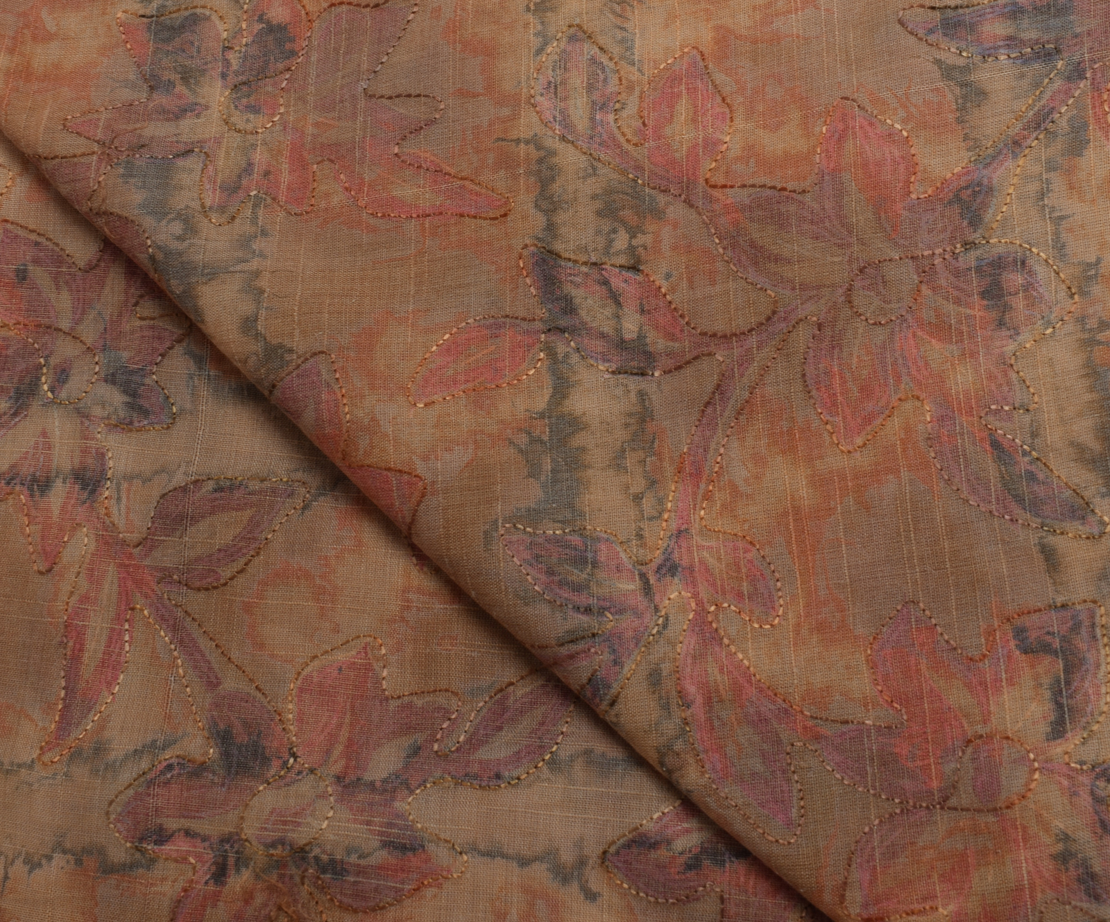 Sushila Vintage Brown Indian Dupatta 100% Pure Cotton Printed Long Stole Scarves