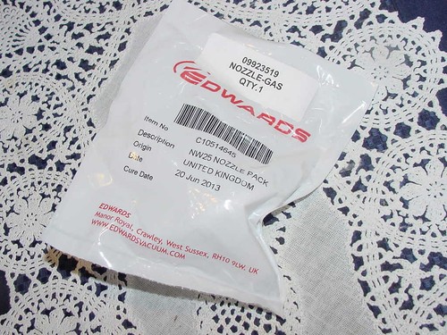 Paquete de boquillas Edwards C10514645 NW25, PerkinElmer 09923519, bomba de vacío, aluminio - Imagen 5 de 5