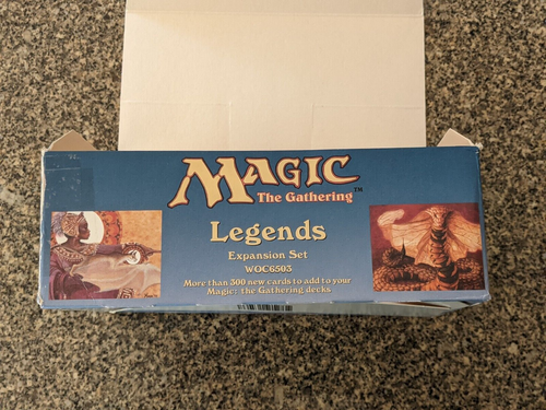1994 Empty Legends Booster Box Magic The Gathering - Bild 5 von 17