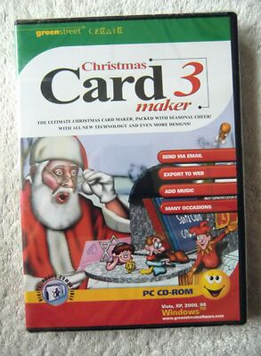 30069 - Christmas Card Maker 3 [NEU/VERSIEGELT] - PC () Windows XP 