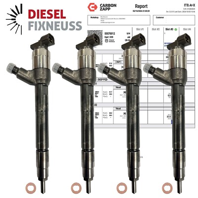 4x Injektor Einspritzdüse DENSO Opel Vauxhall 1.6 CDTi 55570012 295050-0770