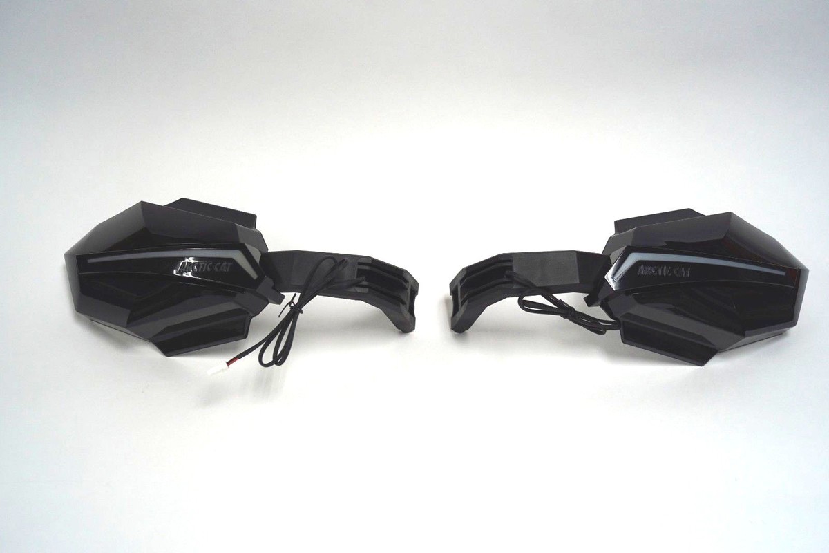 Arctic Cat Snowmobile Black LED Procross Hand Guard Light Kit 7639