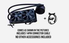 NZXT Kraken Elite 280 2x140mm AiO Liquid CPU Cooler - Matte Black (GENTLY USED)