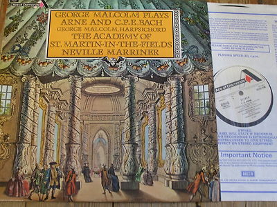 SDD 336 C.P.E. Bach / Arne Harpsichord Concertos / Malcolm / Marriner