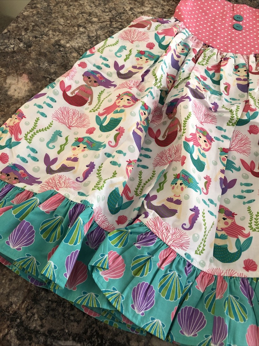 Eleanor Rose Cutie Mermaids Gigi Dress New 7/8