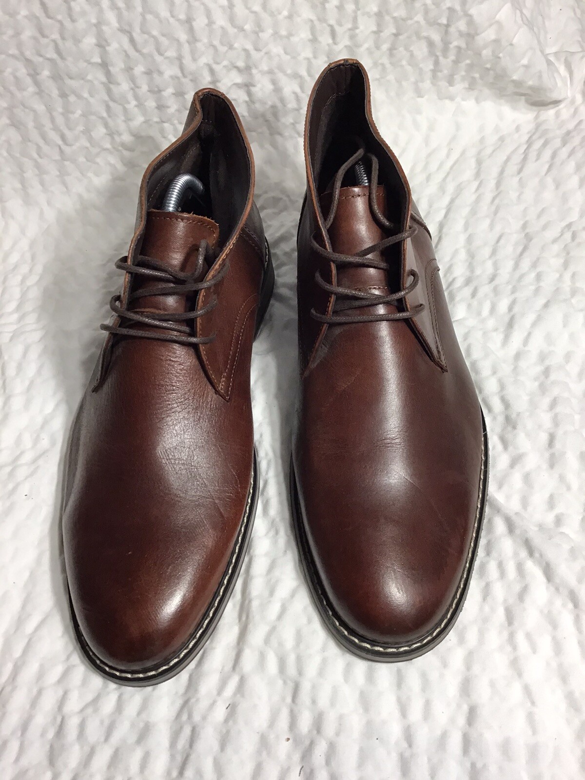 SAOLA STIVALI ELEGANTI CHUKKA EXPRESS UOMO 100% PELLE MARRONE Tg 11 ID 13501.