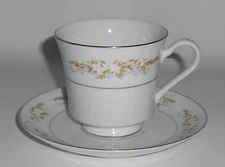 International Silver Company China Porcelain Springtime Cup/Saucer Set