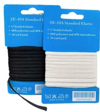 2 Pack Elastic Band Set ,soft & comfortable perfect for sewing crafting DIYs