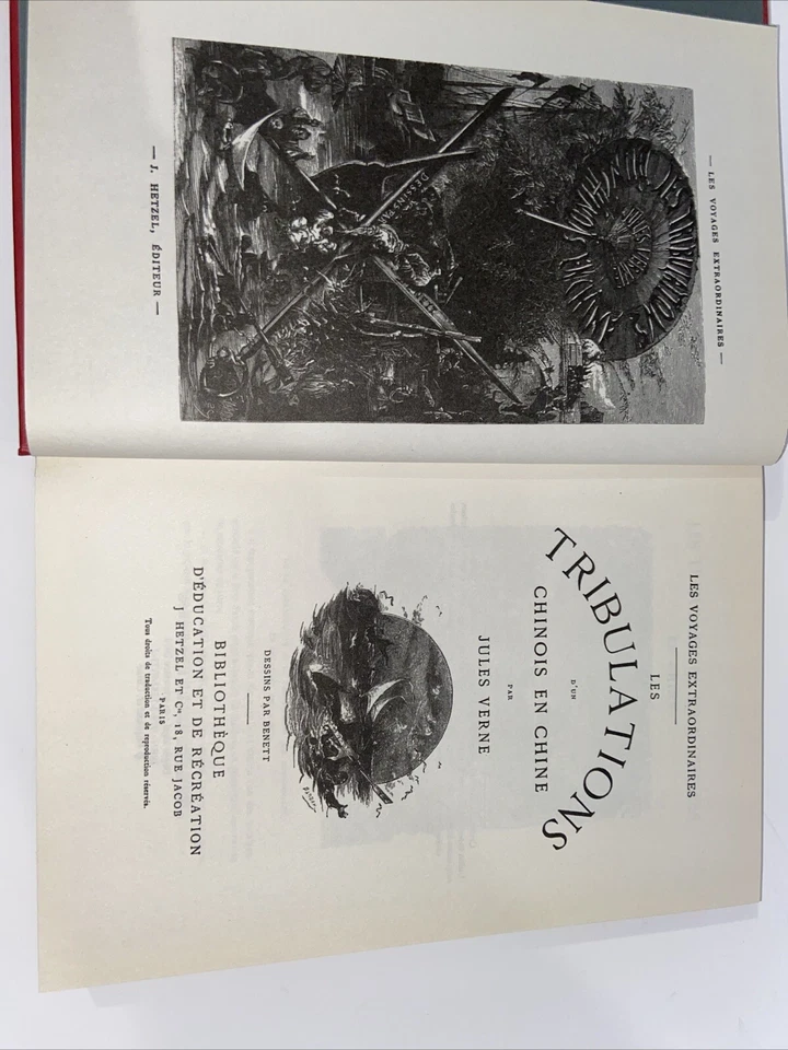 Les Tribulations d'un Chinois en Chine - Jules Verne - Collection Hetzel - 2010 - Photo 4/4